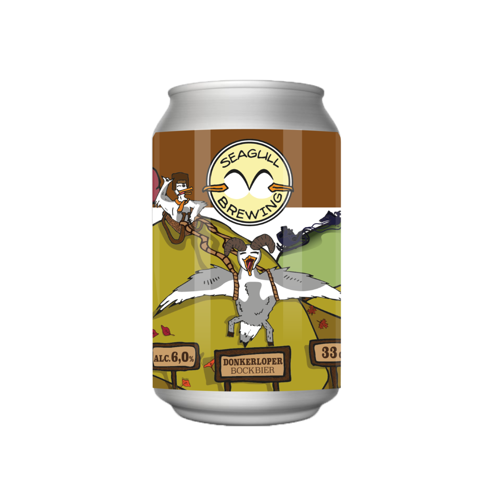 Donkerloper bockbier van Seagull Brewing